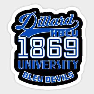 Dillard 1869 University Apparel Sticker